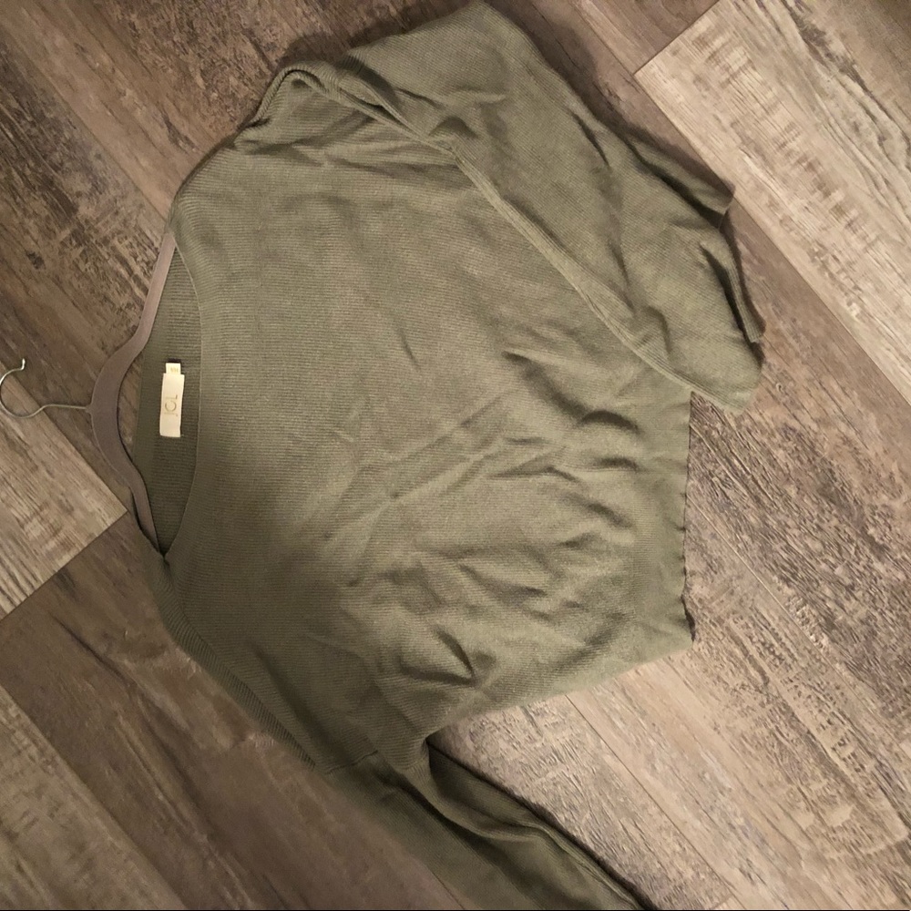 Nasty Gal green cropped sweater